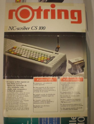 Rotuladora Electrónica Rotring NC-SCRIBER CS100